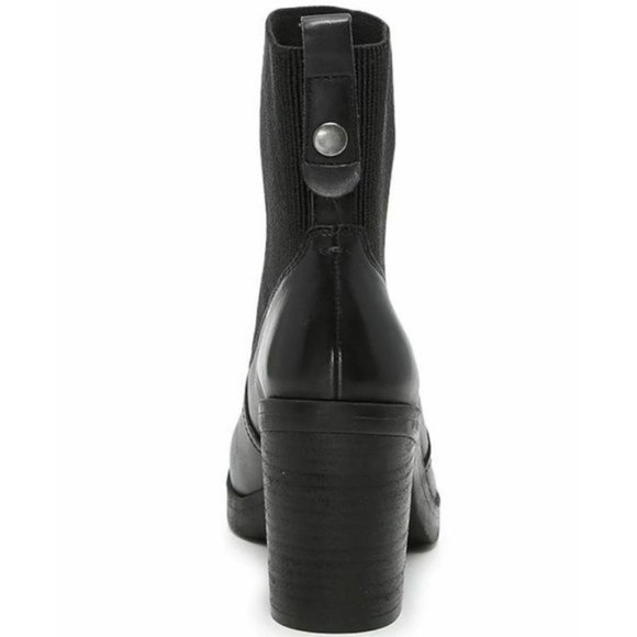 Naked Feet Leather Bootie in Black Size 8M - Picture 3 of 3